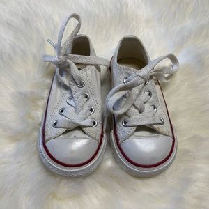 White converse toddler size 5